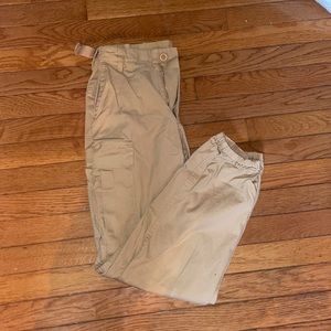 Beige Caro jogger pants